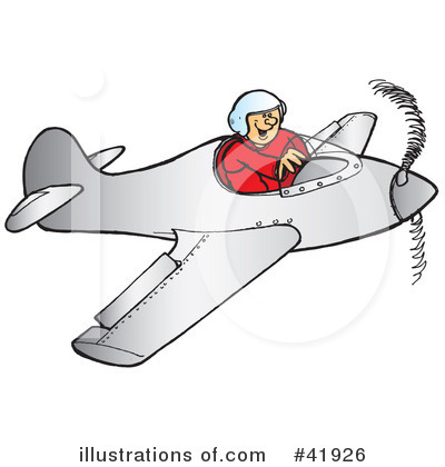 Plane Clipart #41926 by Snowy