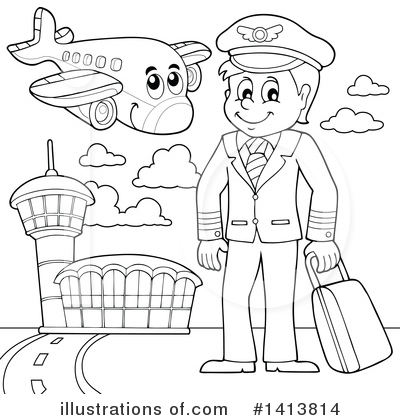 Pilot Clipart #1413814 by visekart