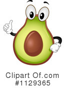 Avocado Clipart #1129365 by BNP Design Studio