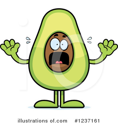Royalty-Free (RF) Avocado Clipart Illustration by Cory Thoman - Stock Sample #1237161