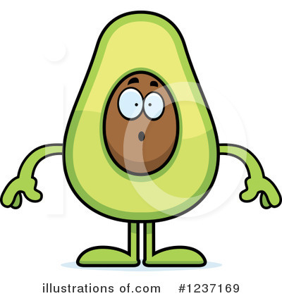Avocado Clipart #1237169 by Cory Thoman