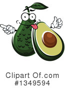 Avocado Clipart #1349594 by Vector Tradition SM