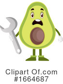 Avocado Clipart #1664687 by Morphart Creations