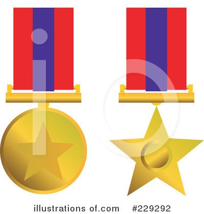 Royalty-Free (RF) Award Clipart Illustration by patrimonio - Stock Sample #229292