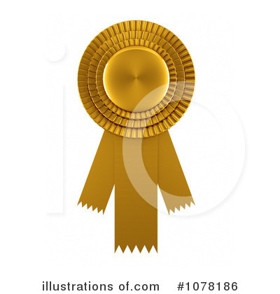 Royalty-Free (RF) Award Ribbon Clipart Illustration by stockillustrations - Stock Sample #1078186