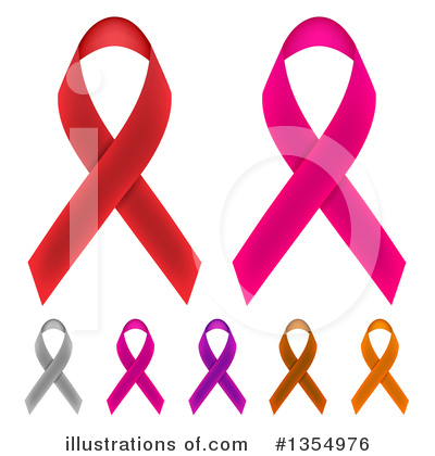 Pink Ribbon Clipart #1354976 by vectorace
