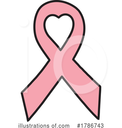 Pink Ribbon Clipart #1786743 by Johnny Sajem