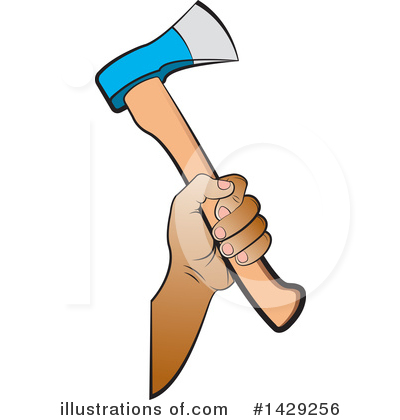 Axe Clipart #1429256 by Lal Perera