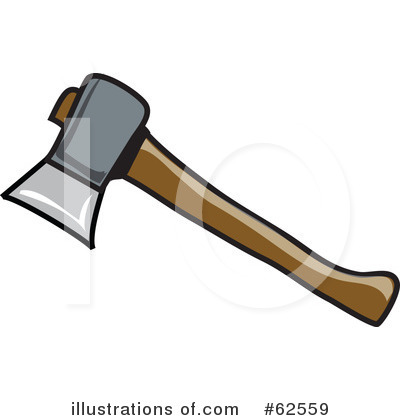 Royalty-Free (RF) Axe Clipart Illustration by Pams Clipart - Stock Sample #62559