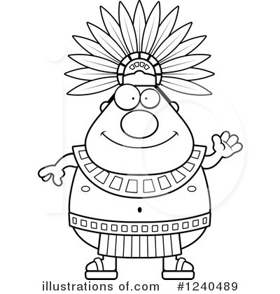 Royalty-Free (RF) Aztec Clipart Illustration by Cory Thoman - Stock Sample #1240489