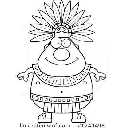 Royalty-Free (RF) Aztec Clipart Illustration by Cory Thoman - Stock Sample #1240498