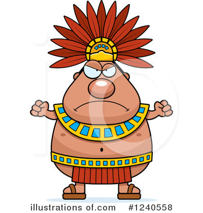 Royalty-Free (RF) Aztec Clipart Illustration by Cory Thoman - Stock Sample #1240558