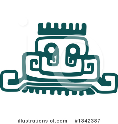 Royalty-Free (RF) Aztec Clipart Illustration by Vector Tradition SM - Stock Sample #1342387