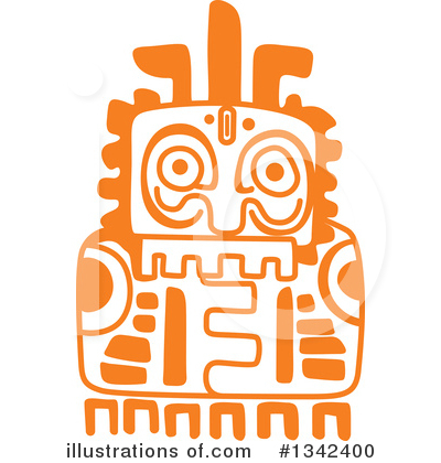 Royalty-Free (RF) Aztec Clipart Illustration by Vector Tradition SM - Stock Sample #1342400