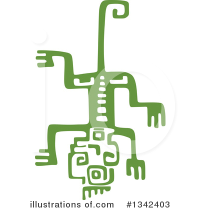 Royalty-Free (RF) Aztec Clipart Illustration by Vector Tradition SM - Stock Sample #1342403