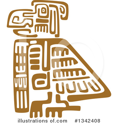 Royalty-Free (RF) Aztec Clipart Illustration by Vector Tradition SM - Stock Sample #1342408