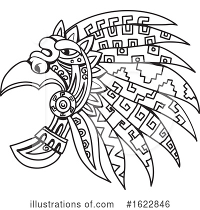 Royalty-Free (RF) Aztec Clipart Illustration by patrimonio - Stock Sample #1622846