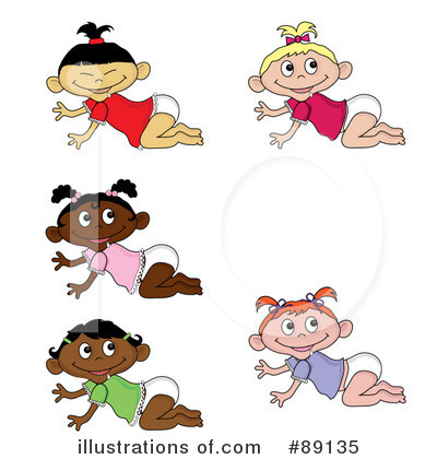 Royalty-Free (RF) Babies Clipart Illustration by Pams Clipart - Stock Sample #89135