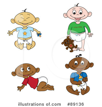 Royalty-Free (RF) Babies Clipart Illustration by Pams Clipart - Stock Sample #89136