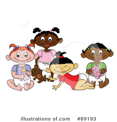 Royalty-Free (RF) Babies Clipart Illustration by Pams Clipart - Stock Sample #89193
