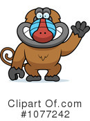 Baboon Clipart #1077242 by Cory Thoman