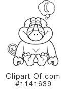Baboon Clipart #1141639 by Cory Thoman