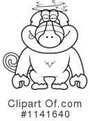 Baboon Clipart #1141640 by Cory Thoman