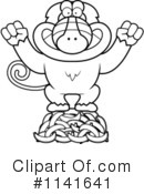 Baboon Clipart #1141641 by Cory Thoman