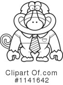 Baboon Clipart #1141642 by Cory Thoman