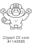 Baboon Clipart #1143585 by Cory Thoman