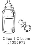 Baby Bottle Clipart #1356973 by Vector Tradition SM