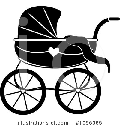 Baby Carriage Clipart #1056065 by Pams Clipart