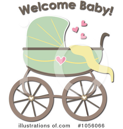 Baby Carriage Clipart #1056066 by Pams Clipart