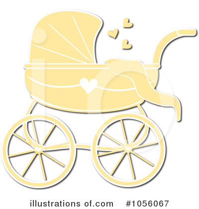 Royalty-Free (RF) Baby Carriage Clipart Illustration by Pams Clipart - Stock Sample #1056067