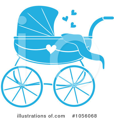 Baby Carriage Clipart #1056068 by Pams Clipart