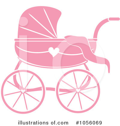 Royalty-Free (RF) Baby Carriage Clipart Illustration by Pams Clipart - Stock Sample #1056069