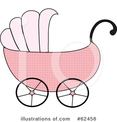 Royalty-Free (RF) Baby Carriage Clipart Illustration by Pams Clipart - Stock Sample #62456