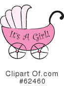 Baby Carriage Clipart #62460 by Pams Clipart