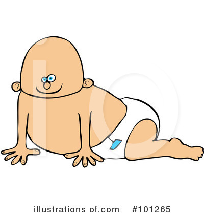 Royalty-Free (RF) Baby Clipart Illustration by djart - Stock Sample #101265