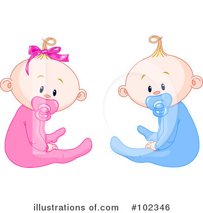 Royalty-Free (RF) Baby Clipart Illustration by Pushkin - Stock Sample #102346