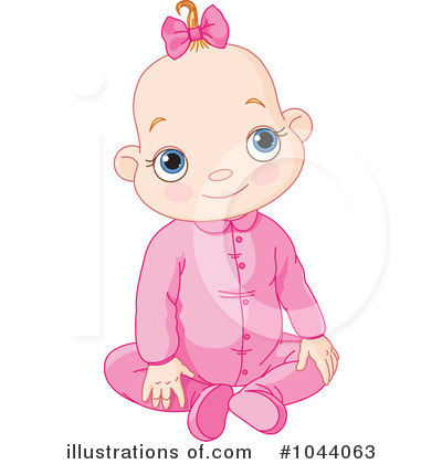 Royalty-Free (RF) Baby Clipart Illustration by Pushkin - Stock Sample #1044063