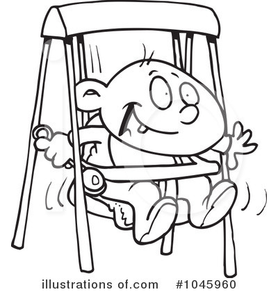 Royalty-Free (RF) Baby Clipart Illustration by toonaday - Stock Sample #1045960