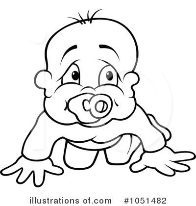 Royalty-Free (RF) Baby Clipart Illustration by dero - Stock Sample #1051482