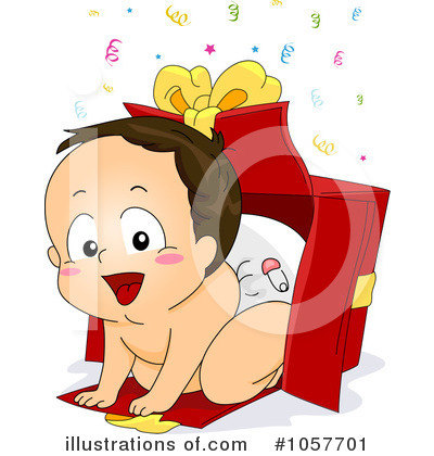 Royalty-Free (RF) Baby Clipart Illustration by BNP Design Studio - Stock Sample #1057701