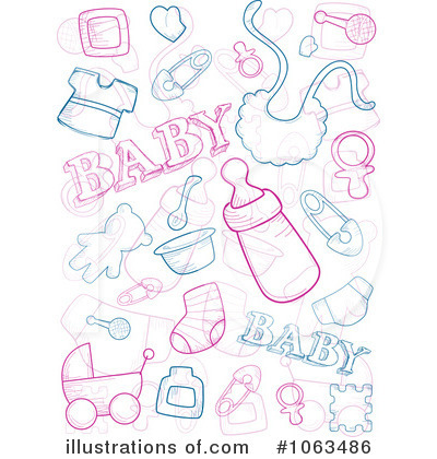 Royalty-Free (RF) Baby Clipart Illustration by BNP Design Studio - Stock Sample #1063486