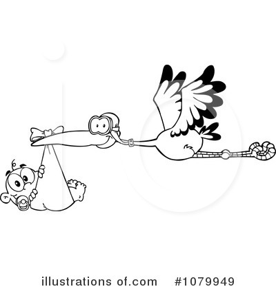 Royalty-Free (RF) Baby Clipart Illustration by Hit Toon - Stock Sample #1079949
