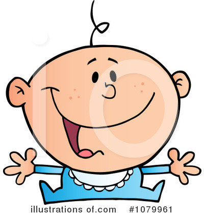 Royalty-Free (RF) Baby Clipart Illustration by Hit Toon - Stock Sample #1079961