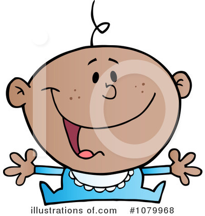 Royalty-Free (RF) Baby Clipart Illustration by Hit Toon - Stock Sample #1079968