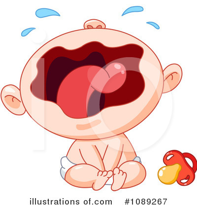 Crying Baby Clipart #1089267 by yayayoyo