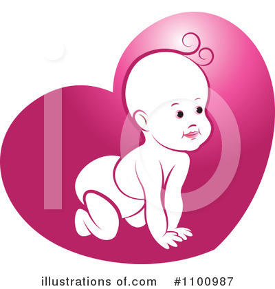 Royalty-Free (RF) Baby Clipart Illustration by Lal Perera - Stock Sample #1100987
